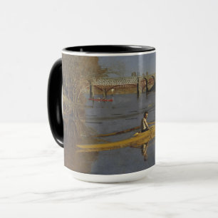 Caneca Max Schmitt em um Solteiro Scull-Thomas Eakins
