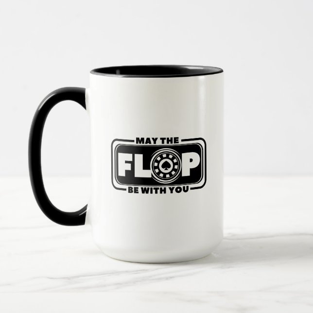 Caneca May the Flop Be With You - poker et cinéma (Esquerda)