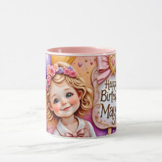 CANECA MAYA ~ FELIZ ANIVERSÁRIO ~ TÃO DOCE! ~
