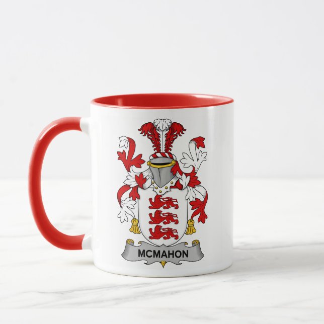 Caneca Mc Mahon Family Coat of Arms Coffee Mug (Esquerda)
