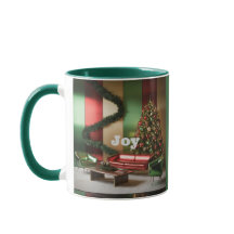 MCM Christmas Joy Green Combo Mug