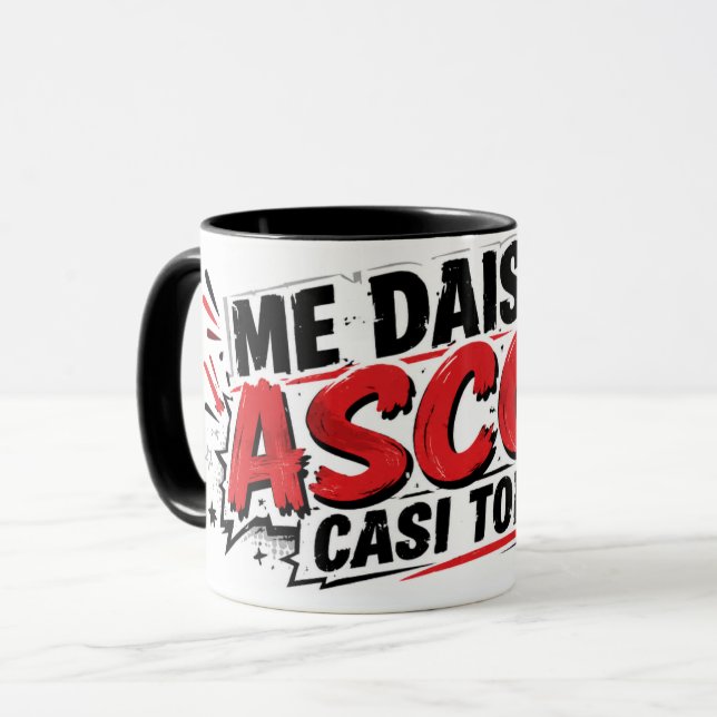 Caneca Me dais asco casi todos (Frente Esquerda)