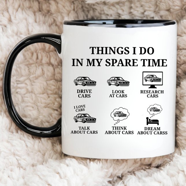 Caneca Mecânica do Carro Presente, Coisas que faço no meu (Criador carregado)