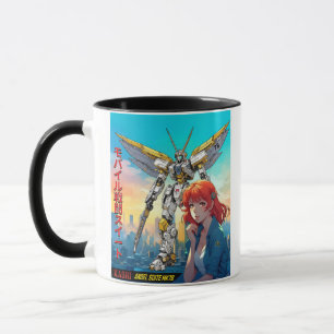 CANECA MECHA WARRIOR - O ANGEL SUITE MK78 DA KAORI