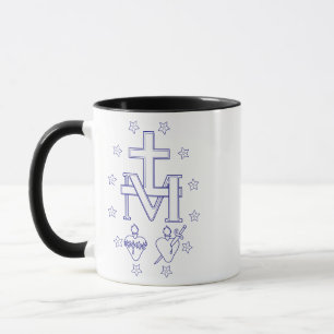 Caneca Medalha de Nossa Senhora das Graças Arte Fina Mila