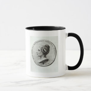 Caneca Medalha que descreve Sophie Germain
