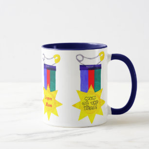 Caneca 'Medalhas da Mãe' Ringer Mug