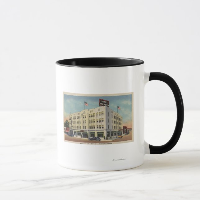 Caneca Medford, Oregon - Hotel Jackson View com Antigo (Direita)