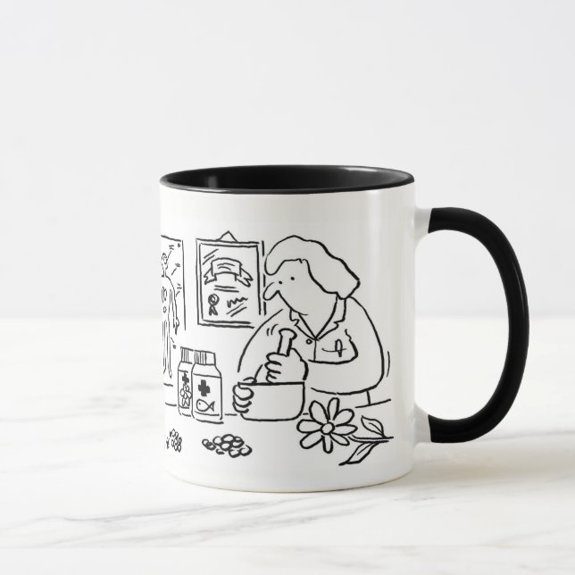 Caneca Medicina complementar à base de plantas Alternativ (Direita)