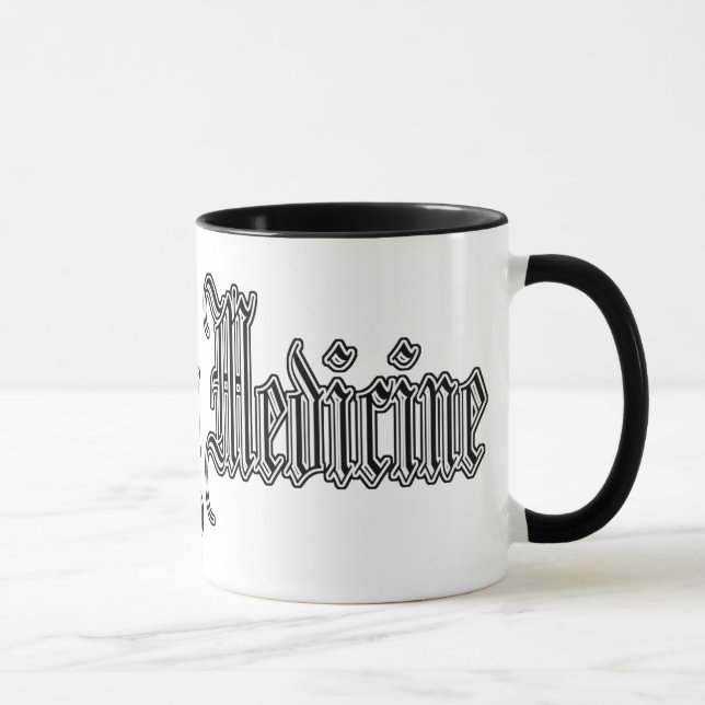 caneca "medicina veterinária " do estudo de (Direita)