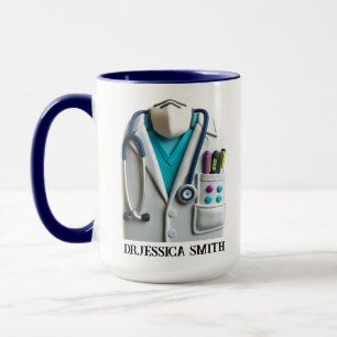 Caneca Médico Personalizado   Nome Personalizado para o D