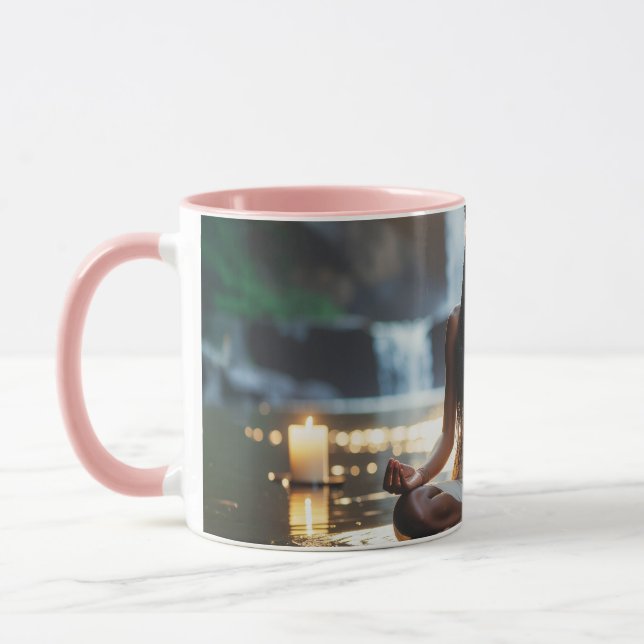 Caneca MEDITAÇÃO - YOGA - BEM-ESTAR - CARPE DIEM (Esquerda)