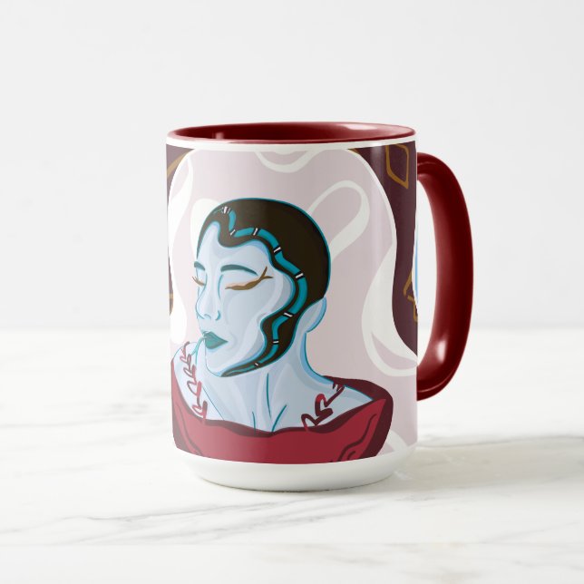 Caneca Medusa Cobra Lady - Medusa Lady Half Cobra (Frente Esquerda)