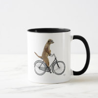 Meerkat na Bicicleta