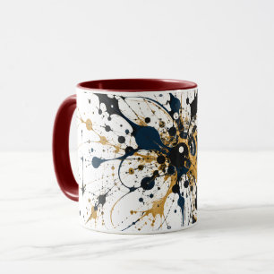 Caneca Meia-Noite Dourada
