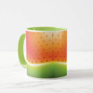 Caneca Melancia com Fundo de Sementes