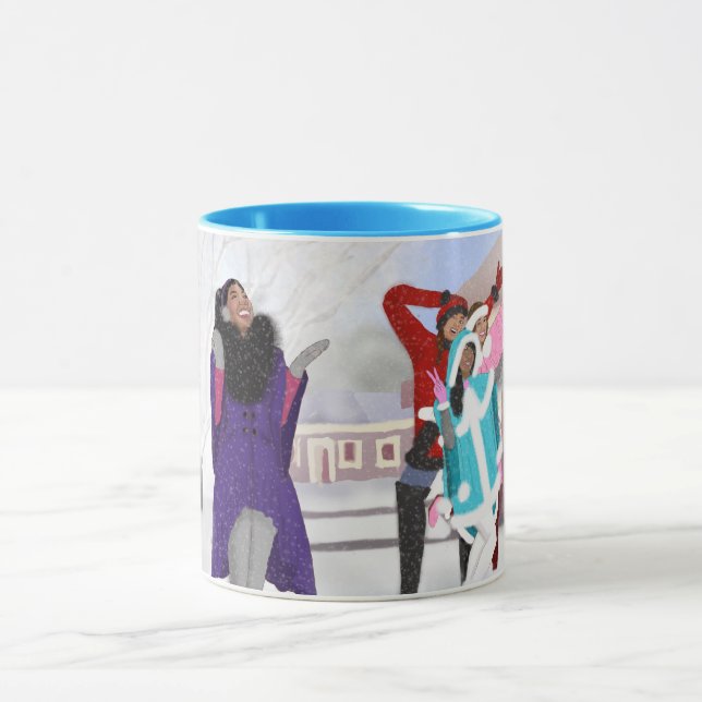 Caneca Melanina na neve | Inverno | Modas | (Centro)