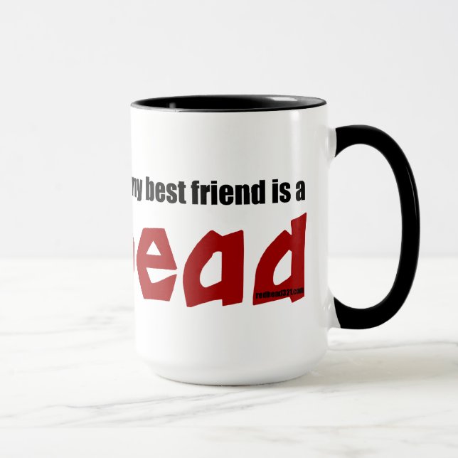 Caneca Melhor amigo do Redhead (Direita)