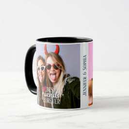 Caneca Melhor Amigo para sempre, duas fotos, tendência mo