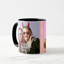 Caneca Melhor Amigo para sempre, duas fotos, tendência mo