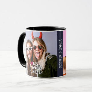 Caneca Melhor Amigo para sempre, duas fotos, tendência mo