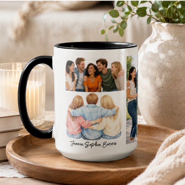 Caneca Melhor Amigo Personalizado – Dia Perfeito da Amiza (Custom Best Friend – Perfect Friendship Day Mug)