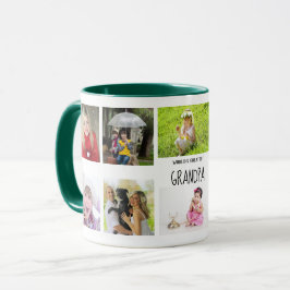 Caneca Melhor Avô, 10 x netos de colagem de fotos