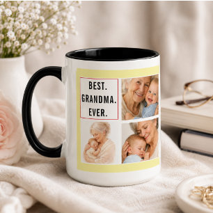 Caneca Melhor Avô de Todos Colagem de Fotos Avós