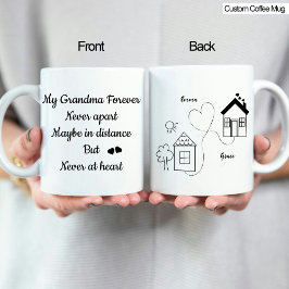 Caneca Melhor Avó para Café de Amor a Longa Distância