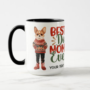 Caneca Melhor Cachorro Mãe De Chihuahua, Mágica Personali