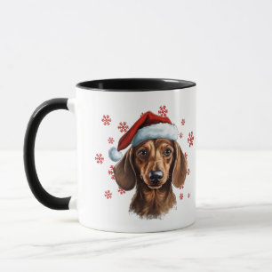 Caneca Melhor Cachorro Mãe Em Cachorro De Natal