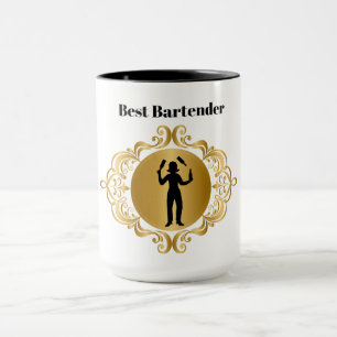 Caneca Melhor Cama de Bartender para a Bartender Feminina