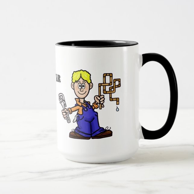 Caneca Melhor Canalizador Ever Mug (Direita)