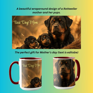 Caneca Melhor Cão Mãe Rottweiler
