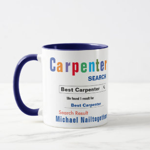 Caneca Melhor Carpinteiro Personalizado Engraçado