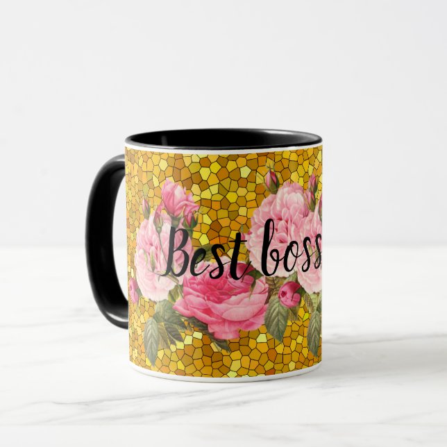 Caneca Melhor chefe de sempre (Frente Esquerda)