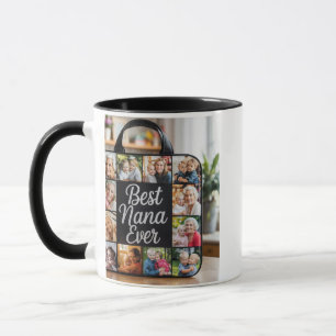 Caneca Melhor coleção de fotos personalizada do Nana Ever