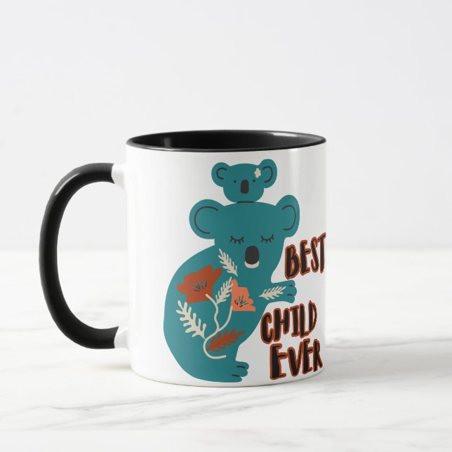Caneca Melhor Dia de as mães de Ever Koala (Esquerda)