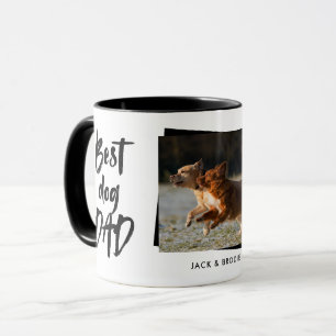 Caneca Melhor Dia de os pais de Fotografia do Pai de Cães