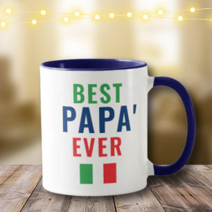 Caneca Melhor Dia de os pais italiano do Papá