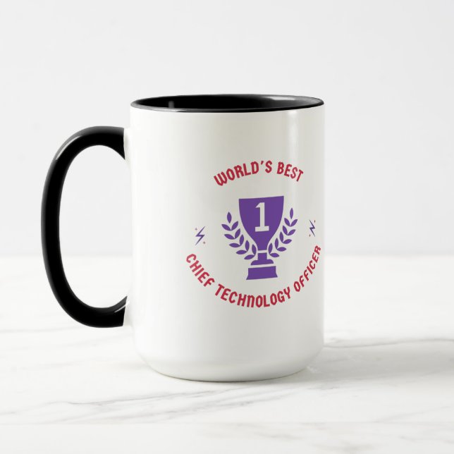 Caneca Melhor diretor de tecnologia do mundo (Esquerda)