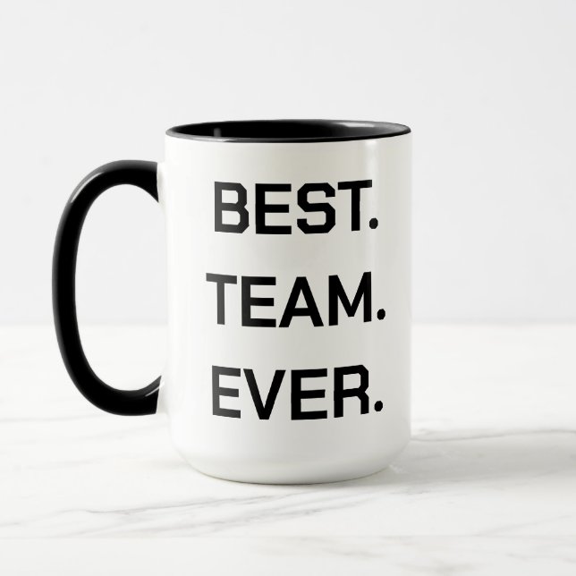 Caneca Melhor Equipe de Todos os Tempos | Agradecimento D (Esquerda)