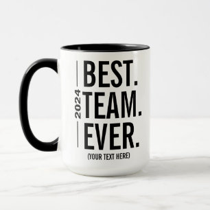 Caneca Melhor Equipe do Nunca - Apreciação Personalizada