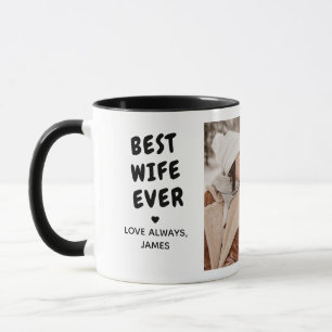 Caneca Melhor Esposa do Mundo 2-Foto Mensagem Personaliza