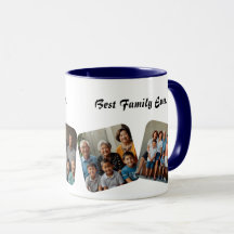 Melhor Família Já Personalizada Mug De Fotografias