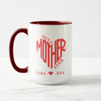Caneca Melhor Foto do Coração de Mãe Nunca - Presente Per