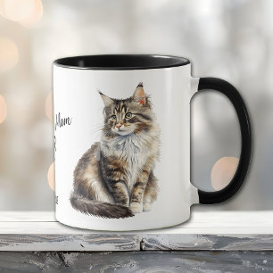 Caneca Melhor Gato Da Floresta Norueguesa Mãe De Mug