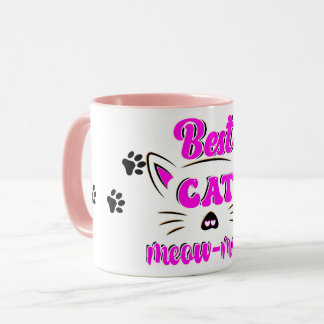 Caneca Melhor Gato Que Mamãe Pata Imprime Café Mug