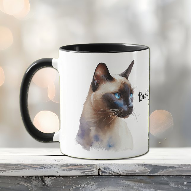 Caneca Melhor Gato Siamês Mãe De Mug (Criador carregado)