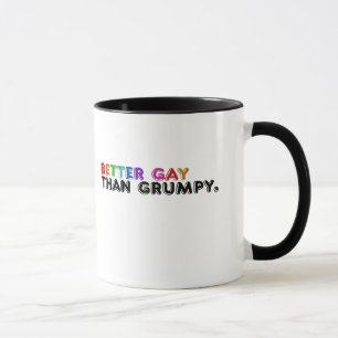 Caneca Melhor gay do que rabugento